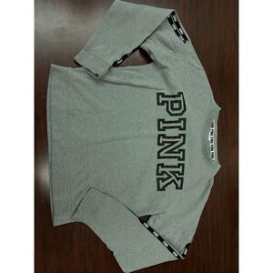 PINK Victoria’s Secret Grey Long Sleeve Pullover Size X-Small